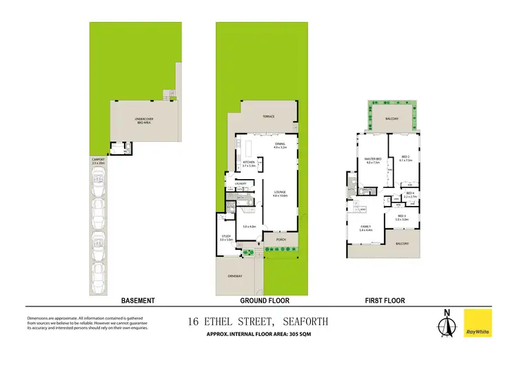 Floorplan of Homely house listing, 16 Ethel Street, Balgowlah NSW 2093