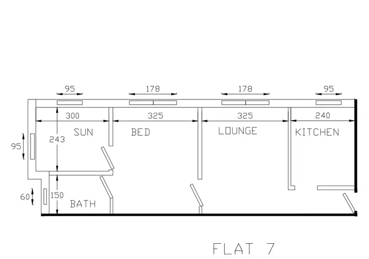 Floorplan of Homely unit listing, 7/41 Melrose Parade, Clovelly NSW 2031