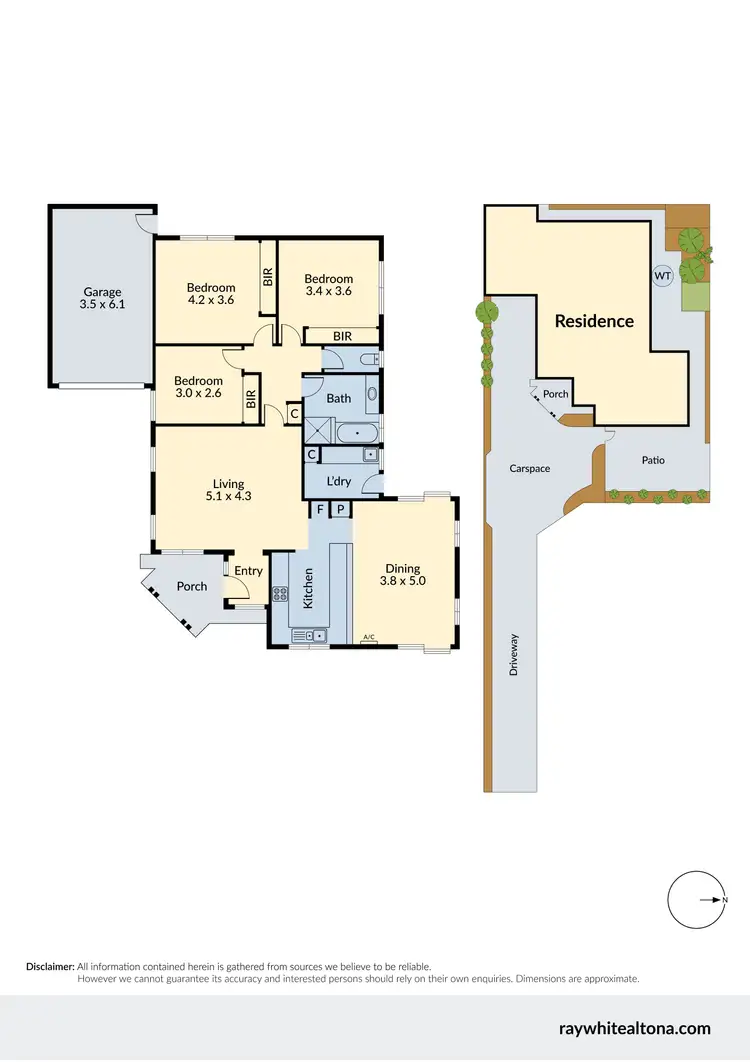 Floorplan of Homely unit listing, 45 Seves Street, Altona VIC 3018
