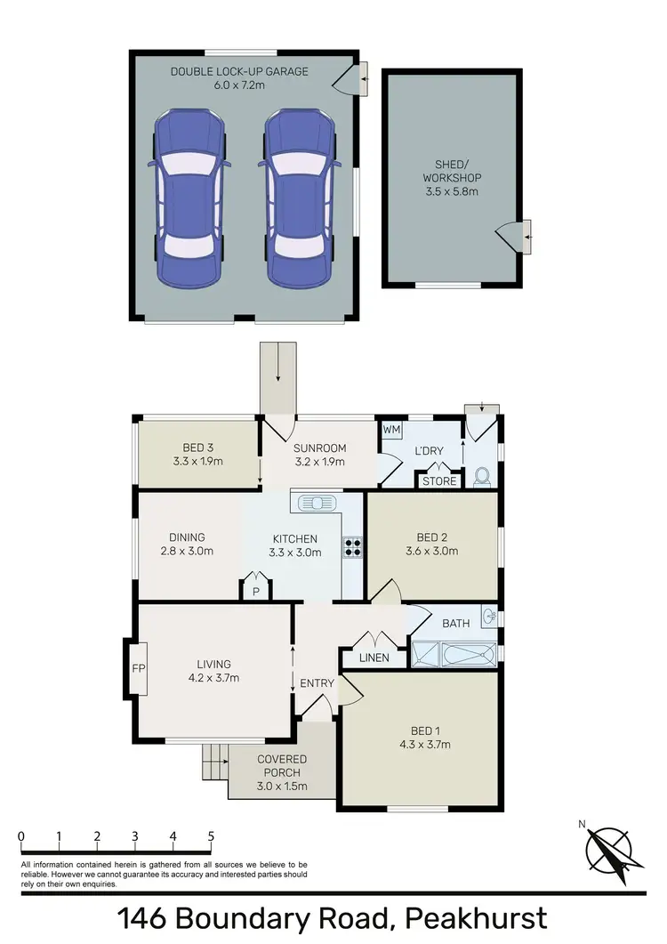 Floorplan of Homely house listing, 146 Boundary Road, Peakhurst NSW 2210