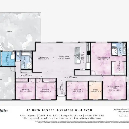 Floorplan of Homely house listing, 46 Ruth Terrace, Oxenford QLD 4210