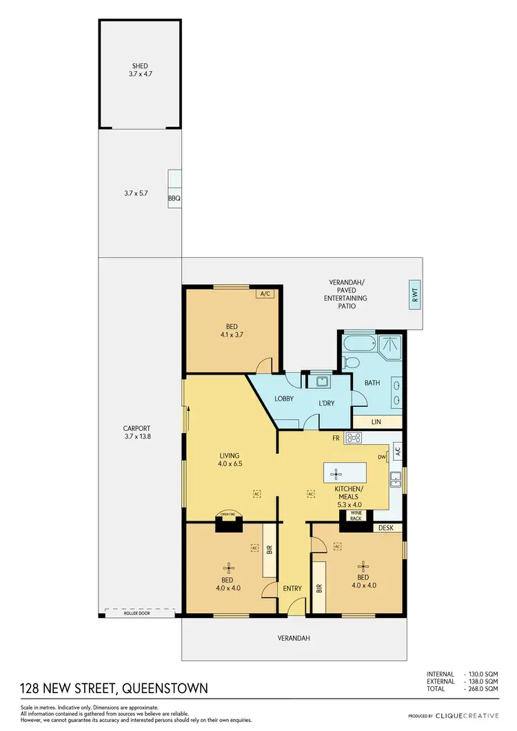 Floorplan of Homely house listing, 128 New Street, Queenstown SA 5014