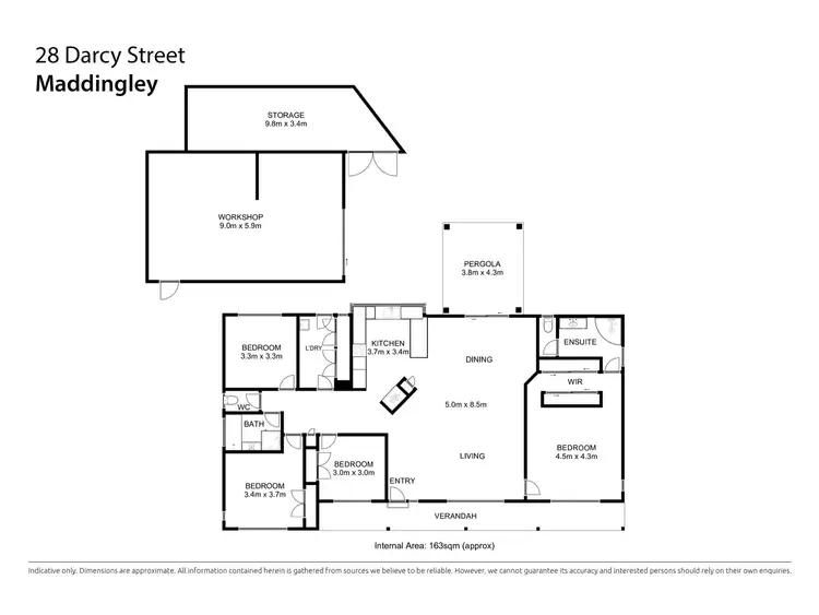 Floorplan of Homely house listing, 28 Darcy Street, Maddingley VIC 3340