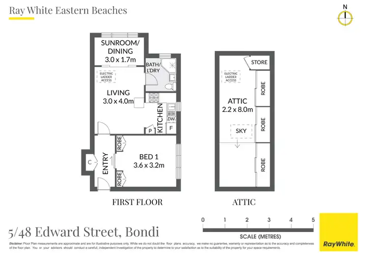 Floorplan of Homely apartment listing, 5/48 Edward Street, Bondi NSW 2026