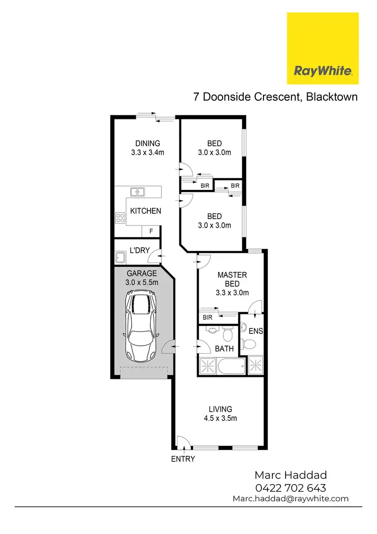 Floorplan of Homely villa listing, 7/39-41 Doonside Crescent, Blacktown NSW 2148