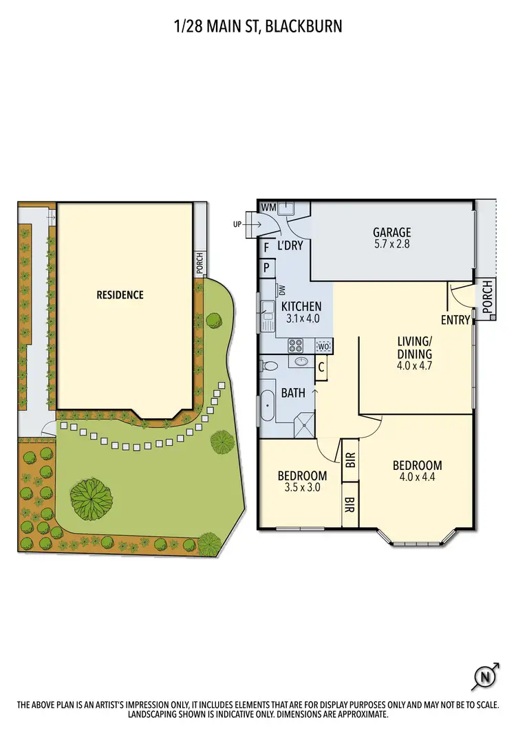Floorplan of Homely house listing, 1/28 Main Street, Blackburn VIC 3130
