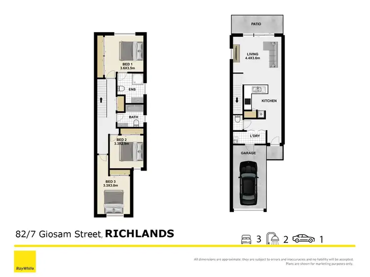 Floorplan of Homely townhouse listing, 82/7 Giosam Street, Richlands QLD 4077