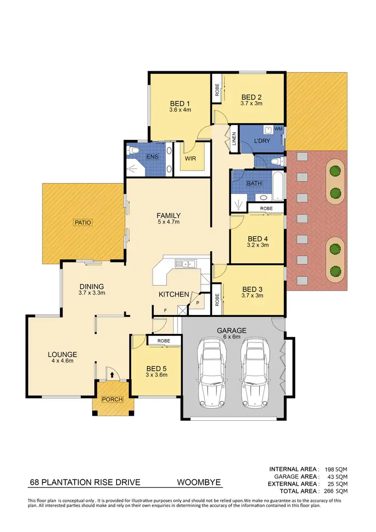 Floorplan of Homely house listing, 68 Plantation Rise Drive, Woombye QLD 4559