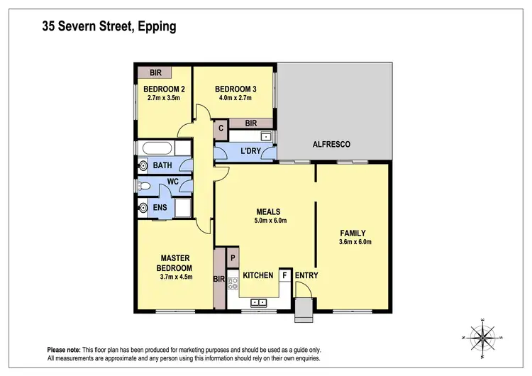 Floorplan of Homely house listing, 35 Severn Street, Epping VIC 3076