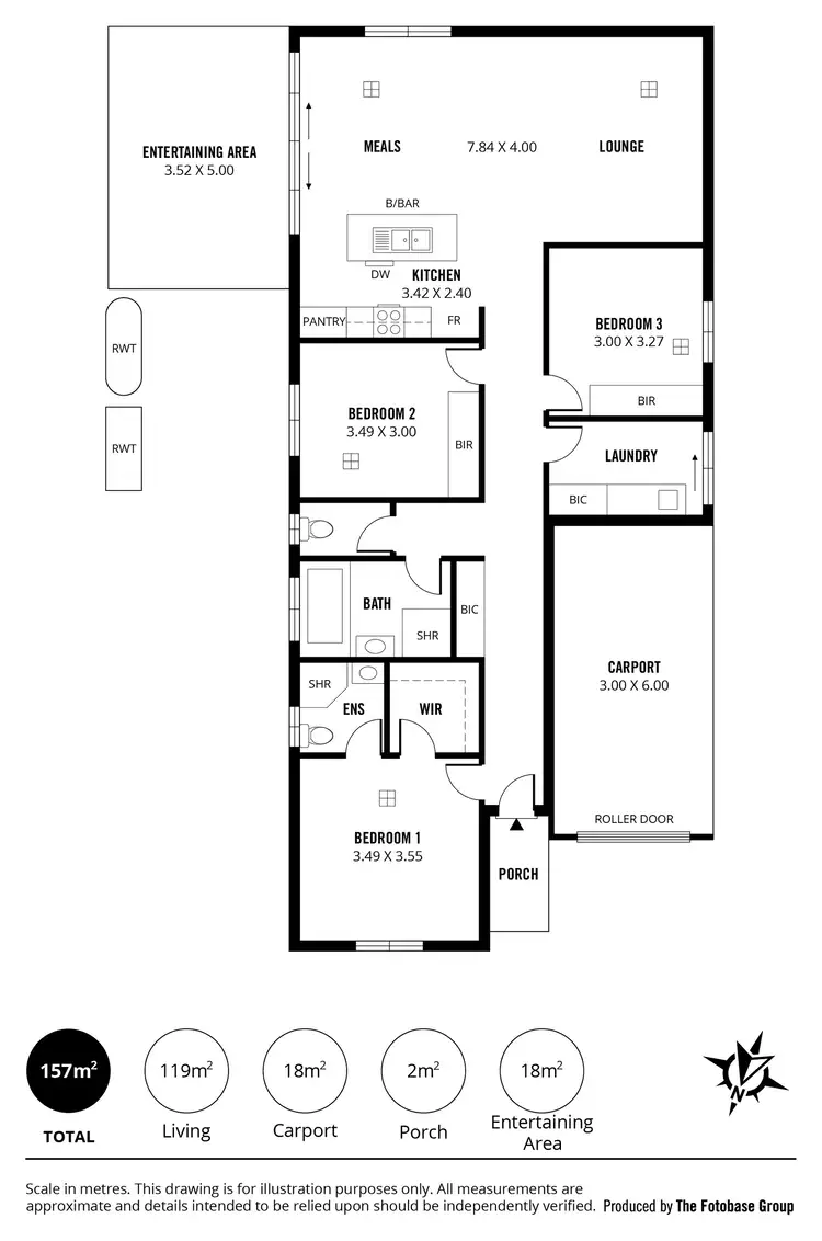 Floorplan of Homely house listing, 1/1 Brand Avenue, Welland SA 5007