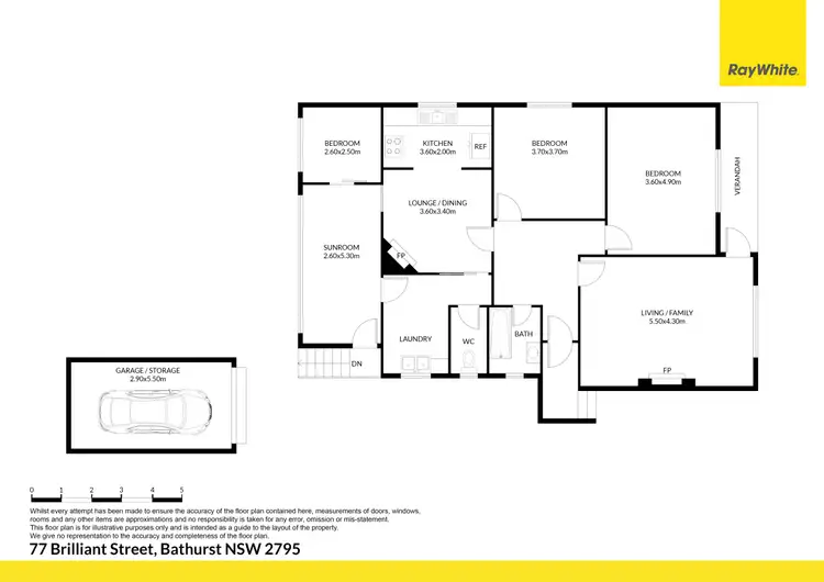 Floorplan of Homely house listing, 77 Brilliant Street, Bathurst NSW 2795