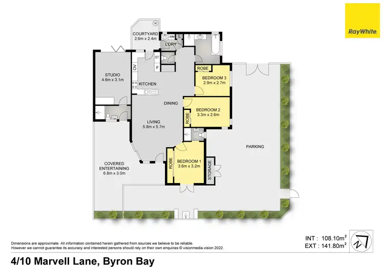 Floorplan of Homely house listing, 4/10 Marvell Lane, Byron Bay NSW 2481