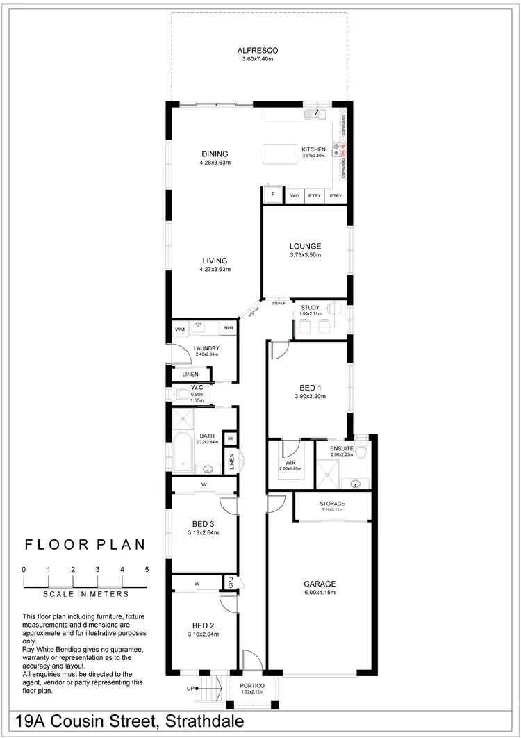 Floorplan of Homely house listing, 19A Cousins Street, Strathdale VIC 3550