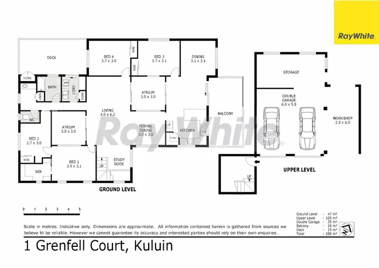 Floorplan of Homely house listing, 1 Grenfell Court, Kuluin QLD 4558