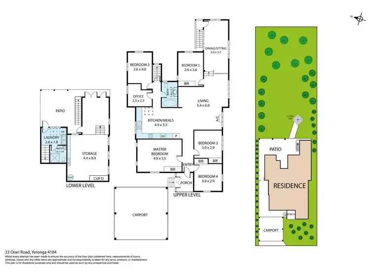 Floorplan of Homely house listing, 22 Orari Road, Yeronga QLD 4104