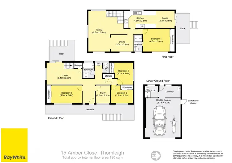 Floorplan of Homely house listing, 15 Amber Close, Thornleigh NSW 2120