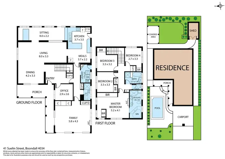 Floorplan of Homely house listing, 41 Suelin Street, Boondall QLD 4034