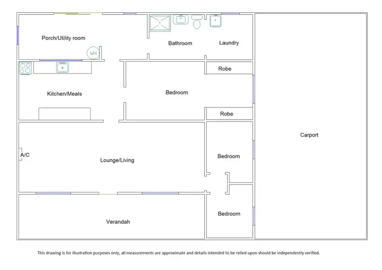Floorplan of Homely house listing, 6-7 Bundey Terrace, Pinnaroo SA 5304