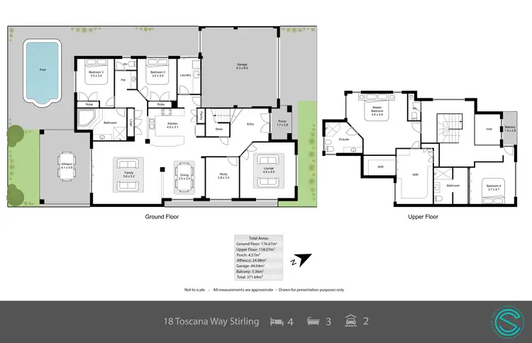 Floorplan of Homely house listing, 18 Toscana Way, Stirling WA 6021