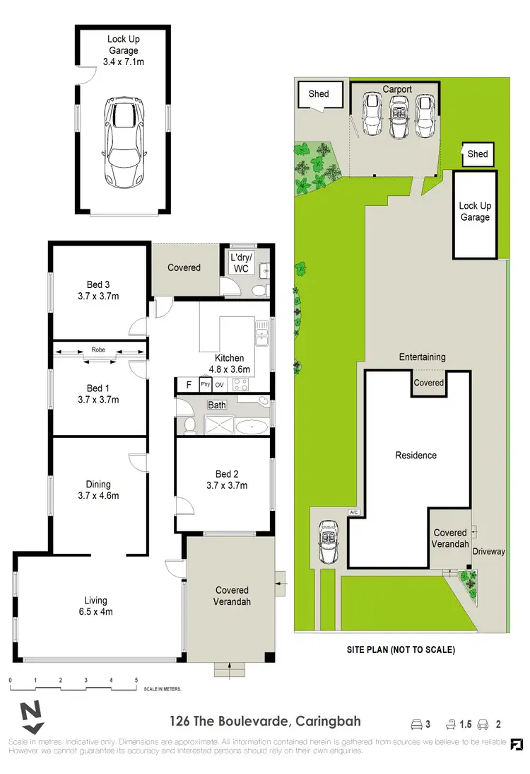 Floorplan of Homely house listing, 126 The Boulevarde, Caringbah NSW 2229