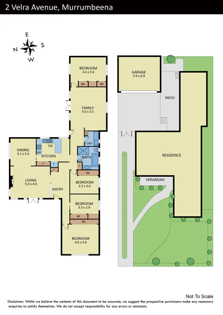 Floorplan of Homely house listing, 2 Velra Avenue, Murrumbeena VIC 3163