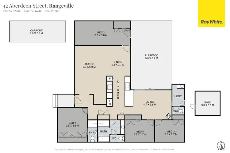 Floorplan of Homely house listing, 42 Aberdeen Street, Rangeville QLD 4350