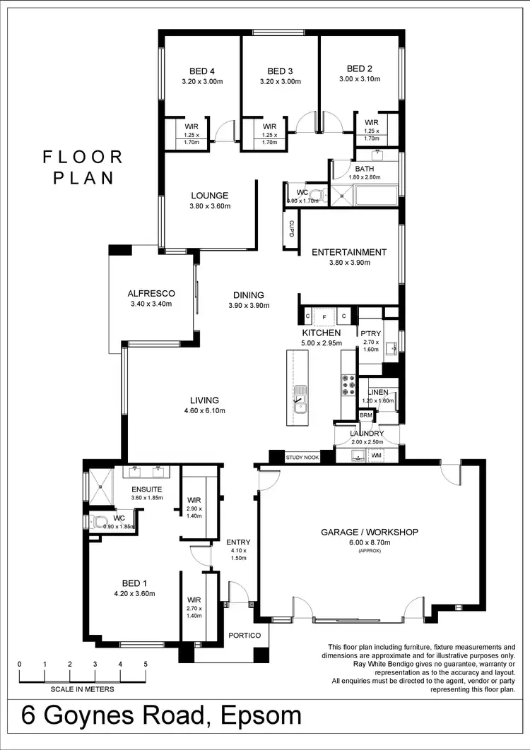 Floorplan of Homely house listing, 6 Goynes Road, Epsom VIC 3551