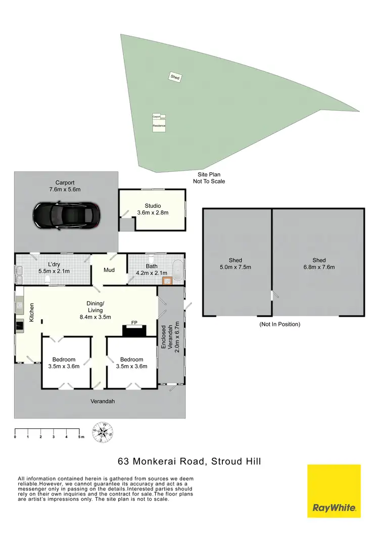 Floorplan of Homely rural property listing, 63 Monkerai Road, Dungog NSW 2420