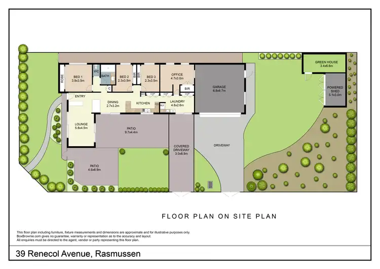 Floorplan of Homely house listing, 39 Renecol Avenue, Rasmussen QLD 4815