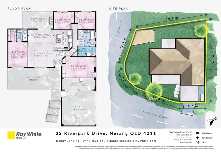 Floorplan of Homely house listing, 32 Riverpark Drive, Nerang QLD 4211
