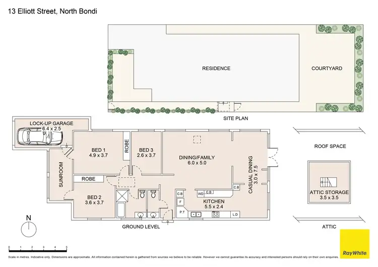 Floorplan of Homely house listing, 13 Elliott Street, North Bondi NSW 2026