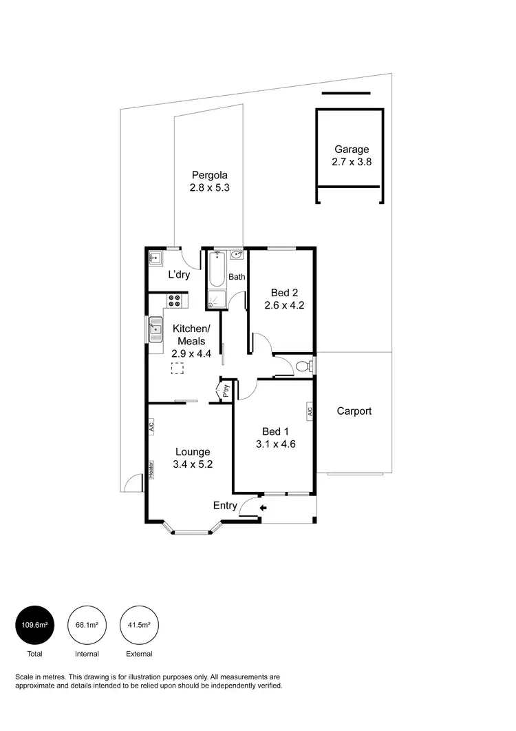 Floorplan of Homely house listing, 11 George Street, Semaphore Park SA 5019