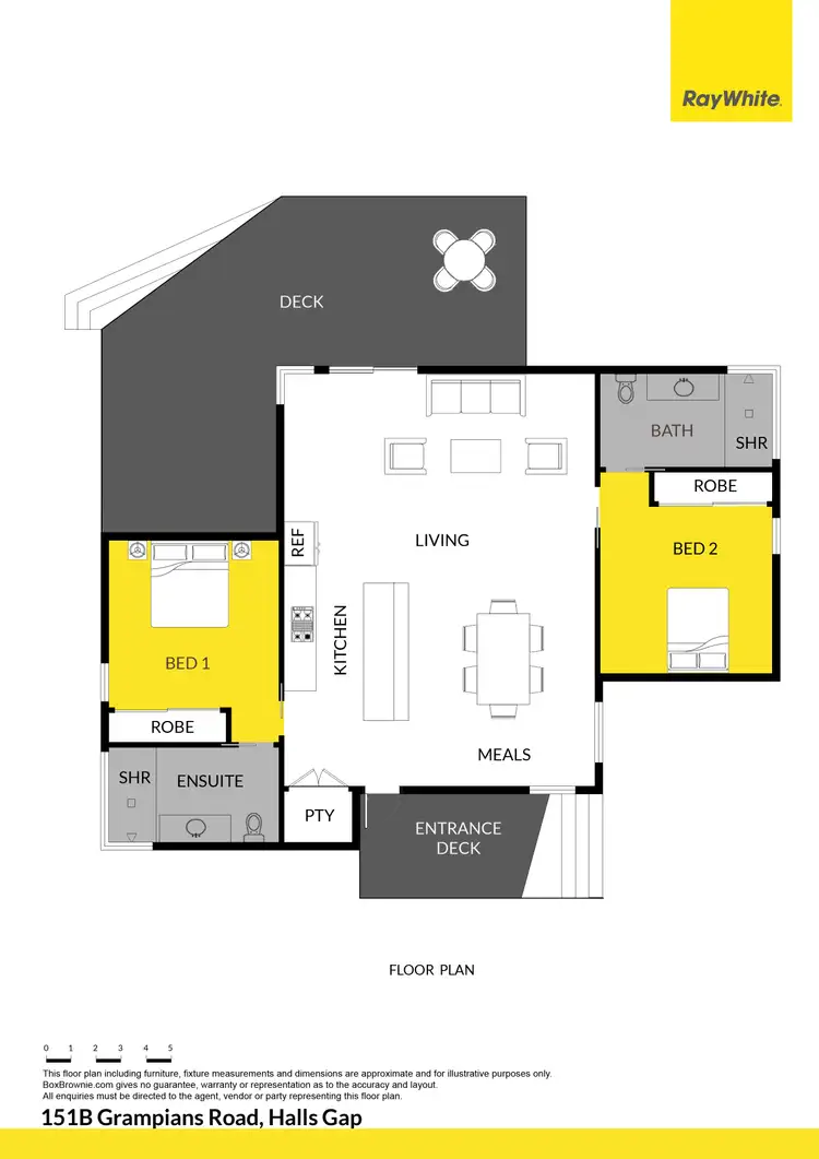 Floorplan of Homely house listing, 151B Grampians Road, Halls Gap VIC 3381