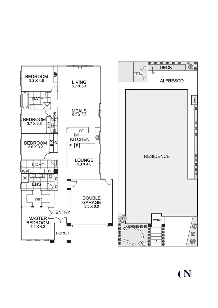 Floorplan of Homely house listing, 192 Hazel Glen Drive, Doreen VIC 3754