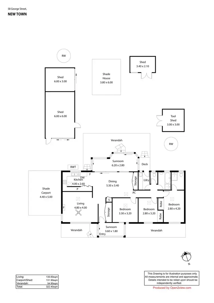 Floorplan of Homely house listing, 58 George Street, Kadina SA 5554