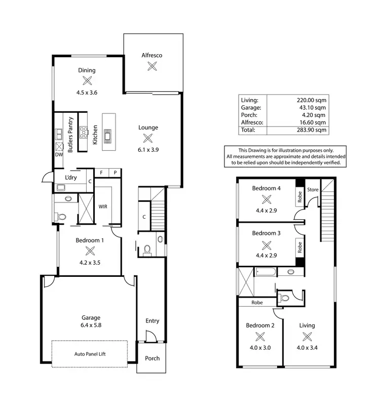 Floorplan of Homely house listing, 1/576 Sir Donald Bradman Drive, Lockleys SA 5032