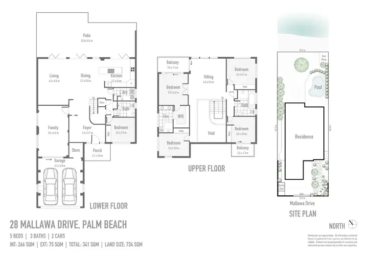 Floorplan of Homely house listing, 28 Mallawa Drive, Palm Beach QLD 4221