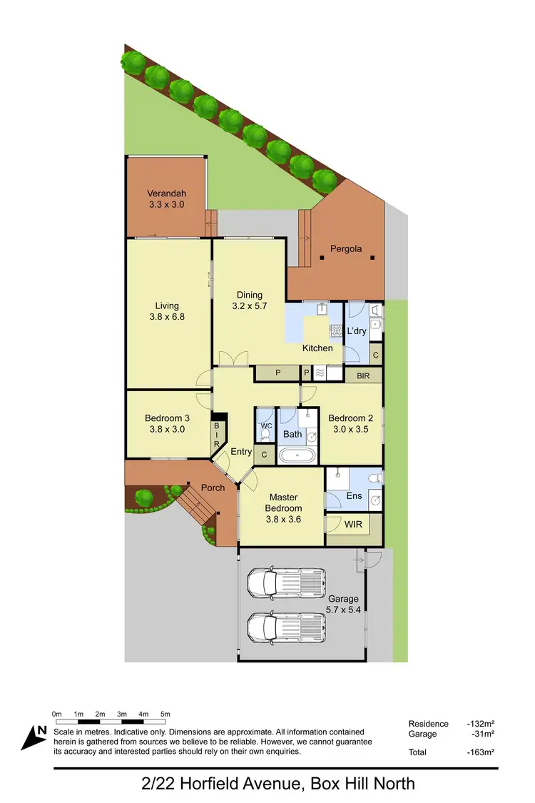 Floorplan of Homely unit listing, 2/22 Horfield Avenue, Box Hill North VIC 3129
