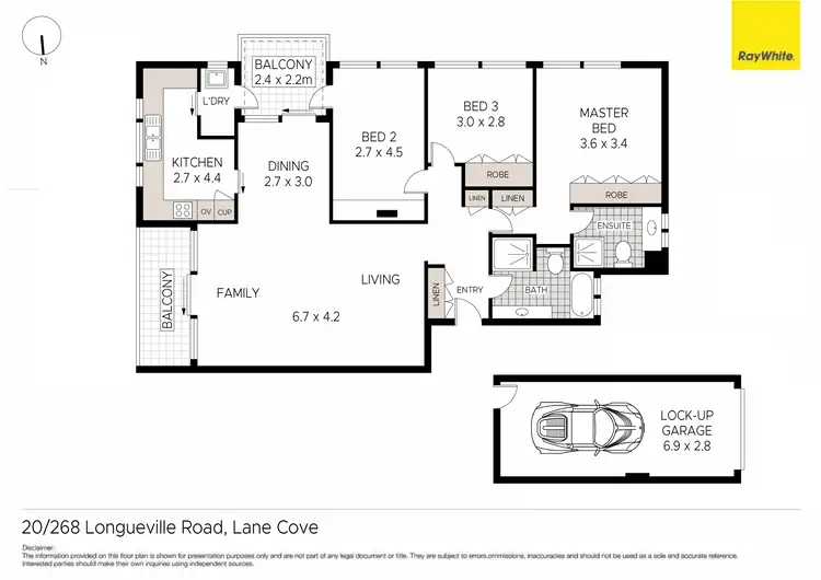 Floorplan of Homely unit listing, 20/268-270 Longueville Road, Lane Cove NSW 2066