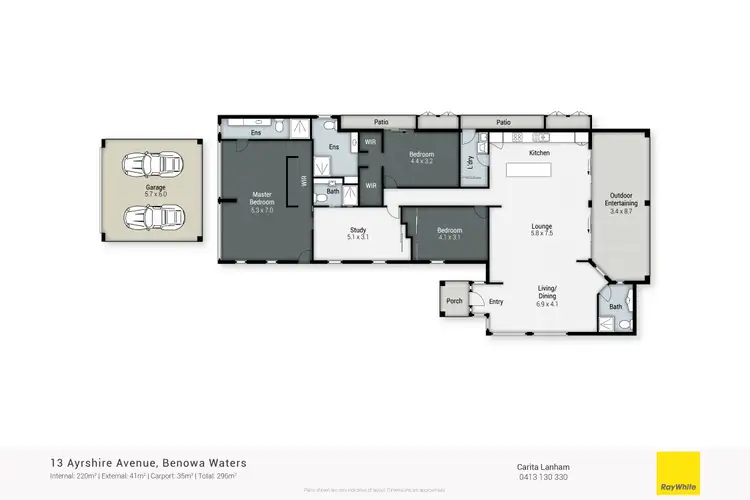 Floorplan of Homely house listing, 13 Ayrshire Avenue, Benowa Waters QLD 4217