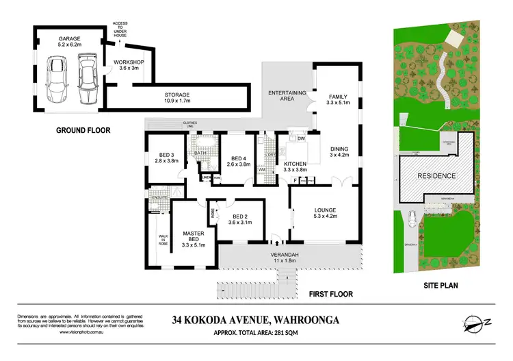 Floorplan of Homely house listing, 34 Kokoda Avenue, Wahroonga NSW 2076