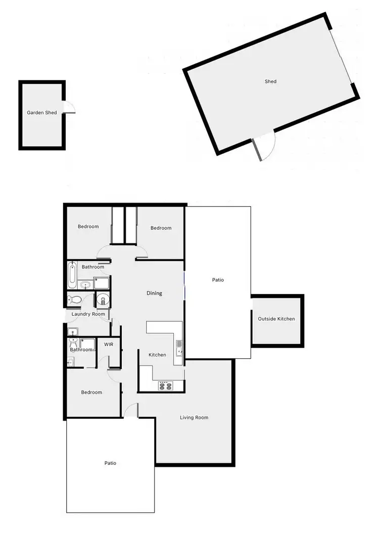 Floorplan of Homely house listing, 12 Noyce Court, Mildura VIC 3500