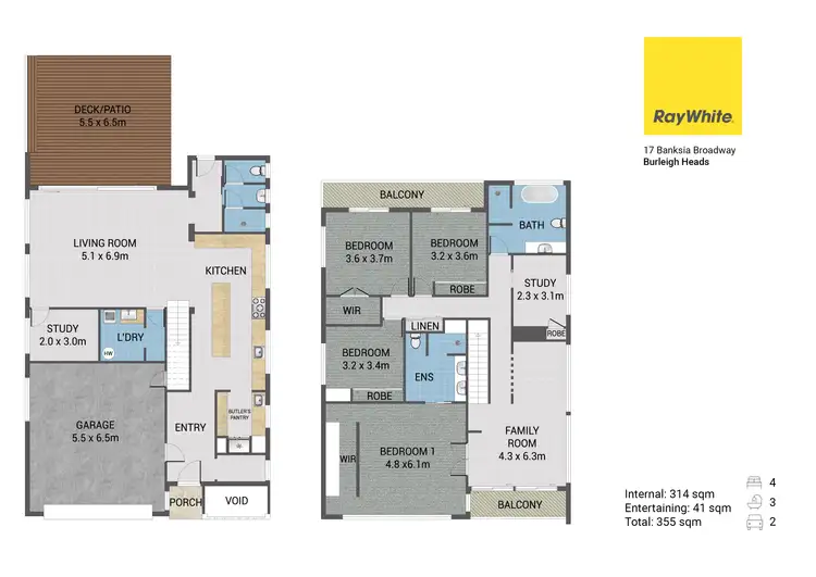 Floorplan of Homely house listing, 17 Banksia Broadway, Burleigh Heads QLD 4220