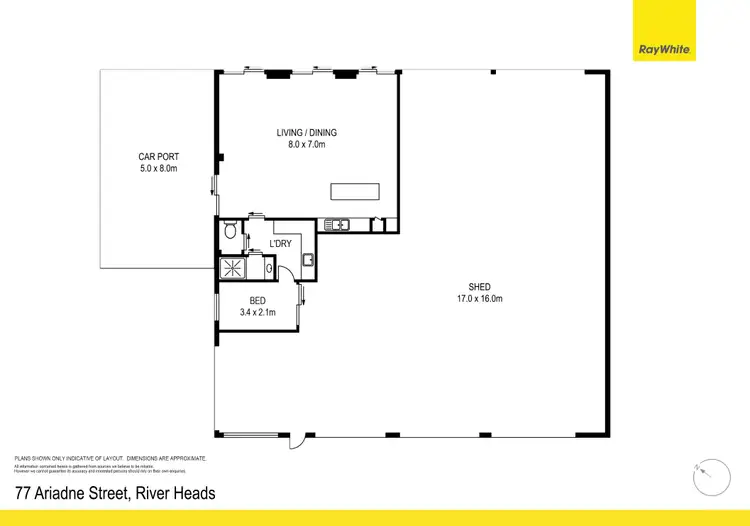 Floorplan of Homely house listing, 77 Ariadne Street, River Heads QLD 4655