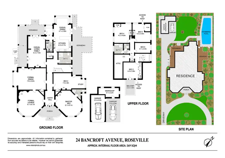 Floorplan of Homely house listing, 24 Bancroft Avenue, Roseville NSW 2069