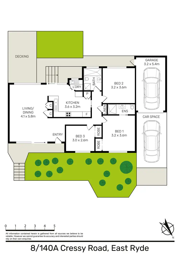 Floorplan of Homely villa listing, 8/140a Cressy Road, East Ryde NSW 2113