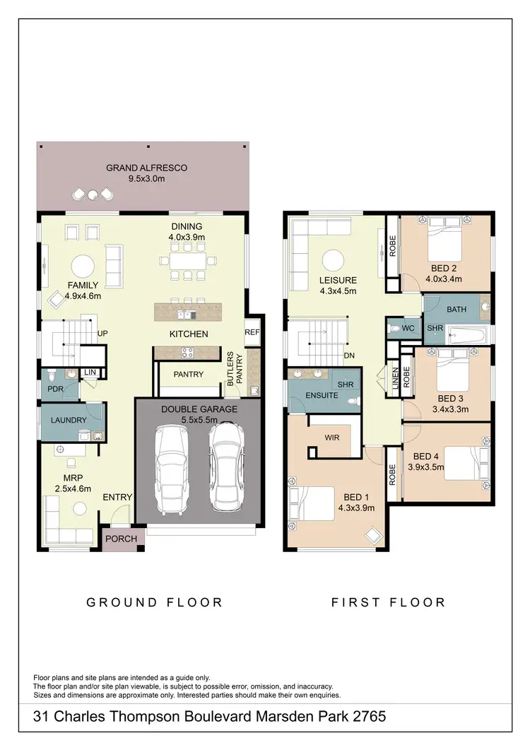 Floorplan of Homely house listing, 31 Charles Thompson Boulevard, Marsden Park NSW 2765