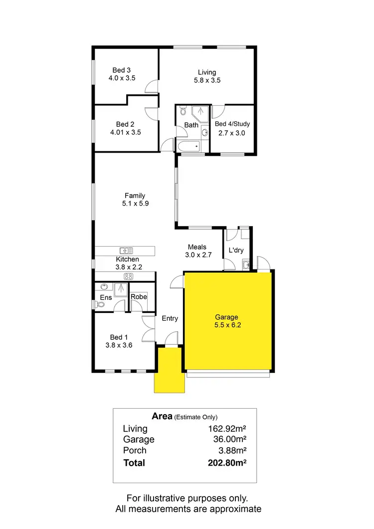 Floorplan of Homely house listing, 32 Telegraph Road, Seaford Meadows SA 5169