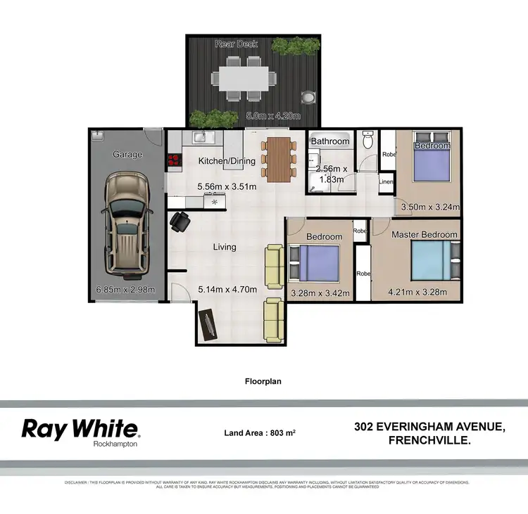 Floorplan of Homely house listing, 302 Everingham Avenue, Frenchville QLD 4701