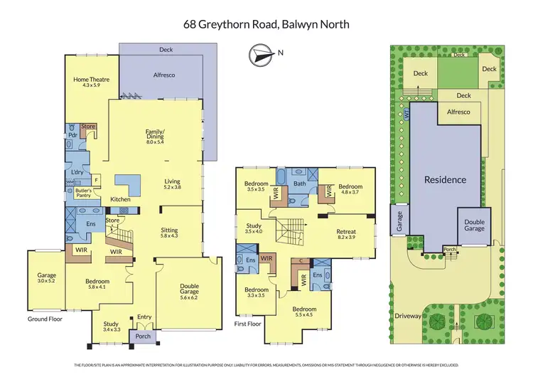 Floorplan of Homely house listing, 68 Greythorn Road, Balwyn North VIC 3104
